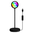 thumbnail image 2 of Sunset Projection Lamp LED Sunset Projector Lamp Romantic Golden Hour Night Light For Room Decor, Selfies, Photography, Photoshoots Party USB Charging, 2 of 9