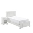 thumbnail image 3 of Home Styles Naples Twin 2 Piece Bedroom Set in White, 3 of 3