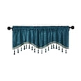 thumbnail image 2 of ZENGHUIJ Rideaux de Fenêtre Élégants à Franges Panneaux à Motifs pour Tringle Courts Rideaux Stylés pour la Déco de la Maison, 2 of 6