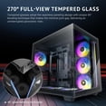 thumbnail image 1 of ANTEC DARK CUBE GAMING CASE C5 ARGB, BLACK - Mid Tower, 1 of 9