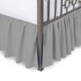 thumbnail image 1 of Cotton Metrics Linen Gathered Dust Ruffle Bed Skirt 100% Organic Cotton 800TC 1pc Dust Ruffle Bedskirt All Sizes & Drop Length, 1 of 6