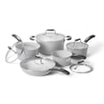 thumbnail image 1 of Starfrit The Rock Terra 10-Piece Cookware Set, Ceramic Non-Stick  Rock.Tec Surface, Thick Aluminum Base, Oven & Dishwasher Safe, PFAS-Free, 1 of 8