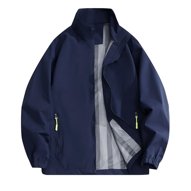 Imperméable pour Femme, Coupe-Vent pour Tenues de Randonnée, Manteau Décontracté d'Extérieur à Manches Longues