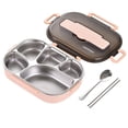 thumbnail image 2 of Xihbxyly Lunch Box Bento Box Thermal Insulation Bento 5 Cells Lunch Box Tableware Set Portable Lunch Box Student Lunch Box Suitable for Children, Adult Lunches and Fruit Use, 2 of 4
