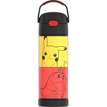 Thermos Kids Stainless Steel Vacuum Insulated Funtainer Water Bottle with Spout Lid, 470 ml, Pokemon
