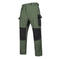 thumbnail image 1 of Pisexur Pantalons Tactiques pour Hommes, Pantalons de Travail pour Hommes Résistants à l'Eau, Pantalons Cargo en Ripstop, Pantalons de Randonnée Légers EDC, Vêtements d'Extérieur Verts, 3TG, 1 of 8
