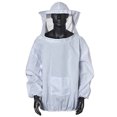 thumbnail image 1 of Veste d'Apiculture, Conception de Fermeture Éclair Protection Totale Respirante Abeille Vestes de Protection pour l'Apiculture Blanche, 1 of 1