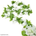thumbnail image 2 of Artificial Rose Garland Hanging Simple Faux Rose Vine Floral Garland Decoration, 2 of 10