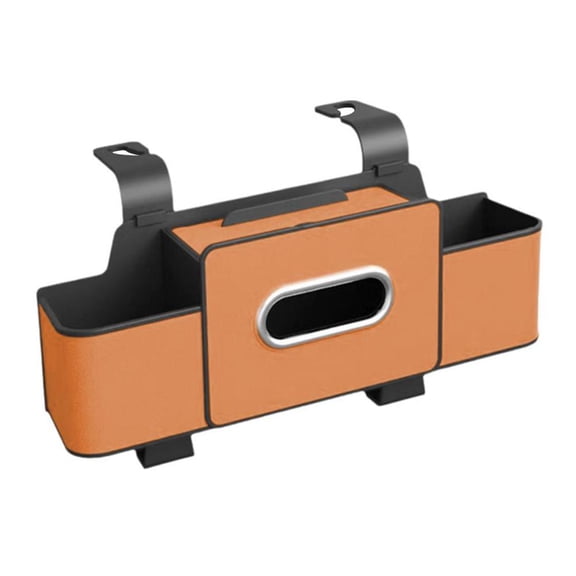 Organisateur d'Appuie-tête et de Dossier de Siège Auto avec Porte-Gobelet, Boîte de Rangement Suspendue Multifonctionnelle pour Dossier de Siège de Véhicule avec Crochets, Plateau pour Téléphone pour Boissons et Collations Auto Accessoires de Voyage