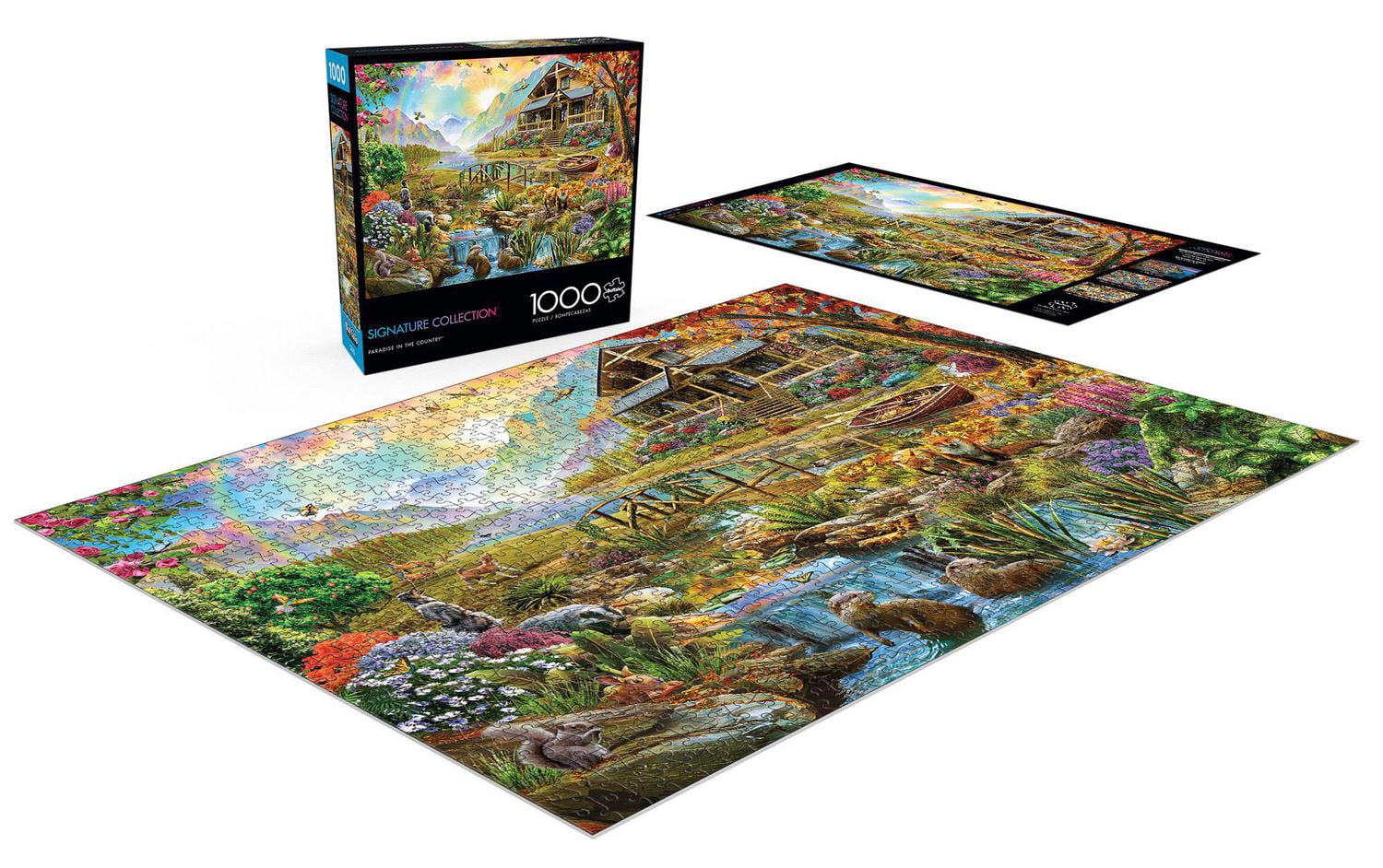 Buffalo Games - Le puzzle Signature Collection - Paradise in the Country - en 1000 pièces