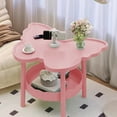 thumbnail image 4 of Table d'Appoint Papillon, Petite Table d'Appoint à 2 Niveaux, Table de Plateau pour Télé pour Salon, Table d'Appoint Moderne pour Sofa, Table en Forme de Papillons Table d'Accent, Petites Tables d'Appoint pour Café de Sofa pour Chambre Intérieur Extérieur, 4 of 8