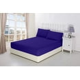 thumbnail image 5 of 1200 Thread Count 100% Egyptian Cotton 3-Piece Fitted Sheet ( 1 Fitted Sheet + 2 Pillow Covers) 27 Inches Deep Pocket Size Solid Pattern, 5 of 5