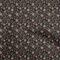 thumbnail image 1 of oneOone Rayonne Tissu Noir Jacobée Robe Florale Tissu Tissu Imprimé par la Cour 56 Pouces de Large, 1 of 5