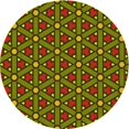 thumbnail image 1 of Ahgly Company Tapis d'Intérieur Lavables en Machine, Carrés Transitionnels, Carrés de 3', 1 of 7