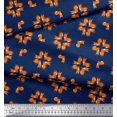 thumbnail image 2 of Soimoi Moss Georgette Fabric Fox Kids Printed Fabric 1 Yard 42 Inch Wide, 2 of 3