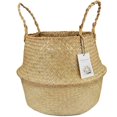 thumbnail image 1 of Seagrass Weaving Foldable Home Storage Bucket Toy Sundries Clothes Plants Basket, 1 of 4