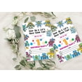 thumbnail image 4 of Darling Souvenir Multicolor Birthday Invitation Card 28 Pcs Fill or Write In Blank Invites Printable Party Supplies 5 x 7 Inches, 4 of 5