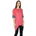 thumbnail image 3 of Phagun Kurti Rose Indien Haut Kurta de Designer Femme Rayonne Haut Décontracté Tunique Robe, 3 of 8