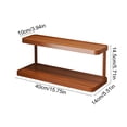 thumbnail image 3 of Two-Tier Desktop Storage Rack, Mug and Cup Holder for Office Desk, Wooden Organizer for Kitchen and Bathroom, Space-Saving Shelf for Home Use, 3 of 8