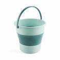 thumbnail image 2 of Collapsible Plastic Bucket, Foldable Round Tub, Space Saving Outdoor Waterpot for Garden or Camping, Portable Fishing Water Pail, 1 Pcs, 8.7x7.7", 2 of 9