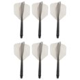 thumbnail image 1 of Uxcell 4BA Integrated Dart Shaft Flights Durable Dart Flight Set, Grey 6 Pack, 1 of 5