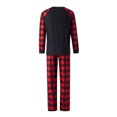 thumbnail image 4 of Ediodpoh Pyjamas pour Hommes Ensembles de Pyjamas Assortis pour la Famille Pyjama de Noël Pyjamas de Noël pour la Famille Ensembles Assortis Noël pour la Famille Rouge G, 4 of 4