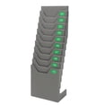 thumbnail image 1 of 10 Seater Standing Punch Card Hanging Card Slot Hanging Card Card Slot Attendance Card Punching And Inserting Board 4.92X4.45X3.03 Inches, 1 of 8