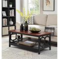 thumbnail image 2 of Convenience Concepts Omega Table Basse, Fini Bois Cerisier et Noir, 2 of 7