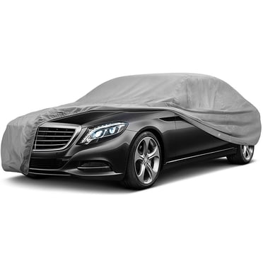 Housse de Voiture Berline NEH Supérieure - Housses Extérieures Complètes Imperméables Toutes Saisons, Respirantes, Extérieur Intérieur - Couleur Grise - Convient aux Voitures Berlines jusqu'à 14 Pieds 2 Pouces Longueur (170 Pouces x 60 Pouces x 48 Pouces)