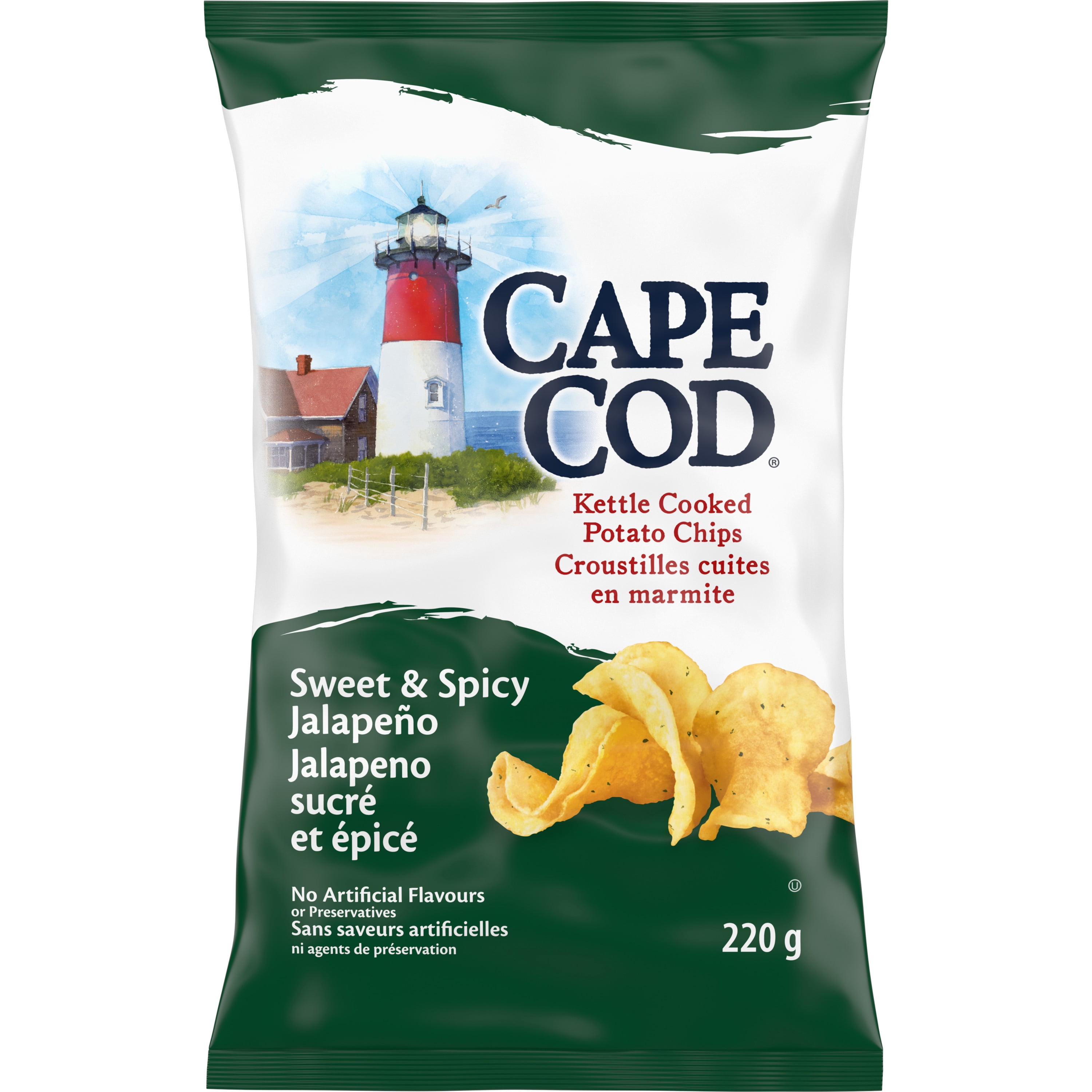 Cape Cod croustilles cuites en marmite Jalapeño sucré & épicé