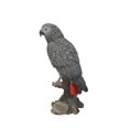 thumbnail image 3 of Décoration de Jardin Statue d'Animal Perroquet Gabon Gris sur Souche, 3 of 5