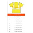 thumbnail image 4 of GloWear 22706 Type R Classe 2 Noir Bas devant T-Shirt à Manches Longues, Lime - 2TG, 4 of 4