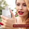 thumbnail image 4 of Hand-held small mirror beauty mirror stainless steel makeup mirror, 4 of 5