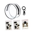 thumbnail image 3 of Milaget PVC Clear Doll Display Case Organizer Mini Doll Figure Storage Case for Doll black, 3 of 9