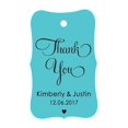thumbnail image 1 of 100 PCS Thank You Custom Made Hang Tags Personalized Wedding Favor Gift Paper Tags, 1 of 1