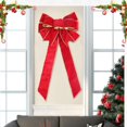 thumbnail image 4 of Pendentif Décoratif Porte de Noël Chic pour Jardin Arrière Intérieur Rouge, 4 of 9