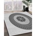 thumbnail image 3 of Ahgly Tapis Rectangulaire Lavable en Machine Intérieur Transitionnel Gris Fumé, 7 Pieds x 10 Pieds, 3 of 7