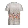 thumbnail image 5 of Womens Scrubs Tops Short Sleeve V-neck Tops Uniform Printed Pockets Blouse Nursing Clearance, 5 of 5