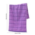 thumbnail image 3 of Btomtd 35X90cm Household Towel Absorbent Bath Gift Towels, Purple, 3 of 6