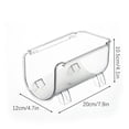 thumbnail image 3 of Stackable Wine Bottle Organizer Rack - Plastic Refrigerator & Kitchen Storage Solution for Space Saving, 3 Sizes Available (20x12x10.5cm, 20x20x10.5cm, 29x20x10.5cm), 3 of 3