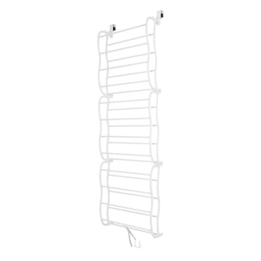 Mainstays over the Door Shoe Rack Storage Organizer 36 Pair White