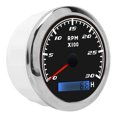 thumbnail image 1 of Rpm Gauge, Low Power Consumption Tachometer Gauge  For Automotive Black, 1 of 8