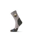 thumbnail image 1 of FITS Socks Unisex Light Hiker Arrowhead Mini-Crew Brown - F1305-200, 1 of 1
