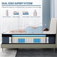 thumbnail image 3 of Matelas Hybride en Mousse Mémoire de 10 Pouces Format Simple Crystli Matelas à Ressorts Ensachés en Boîte, 3 of 6
