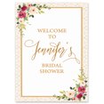 thumbnail image 1 of Darling Souvenir MADE WITH LOVE PersonalizedWelcomeSignFor Bridal Shower,Watercolor Flower With Border,Bridal Shower Collection Great For Your Celebrations- 18x 12, 1 of 5