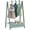Green, variant on Qaba Kids Clothing Rack, Kids Dress Up Rack with Storage, Hangers, Pink