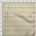 thumbnail image 3 of oneOone Viscose Jersey Fabric Diamond Geometric Print Fabric By The Yard 60 Inch Wide, 3 of 5