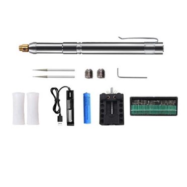 Perceuse Électrique Sans Fil Professionnelle avec Trousse d'Outils Rotatifs, Machine de Perçage, Perceuse à Main, Mini Perceuse, Outils Électriques, Compacte et Légère, Portable