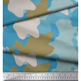 thumbnail image 3 of Soimoi Silk Fabric Multicolor Camouflage Print Sewing Fabric Yard 42 Inch Wide, 3 of 3