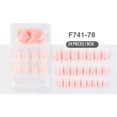 thumbnail image 2 of ziyahi False Nail Wearable Perfect Matching Simple to Wear No Irritating Odor Fake Fingernail Breathable Press Type Adjustable Paster Type 16 Type 29 F741 1Set, 2 of 6